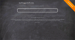 Desktop Screenshot of myfroggystuff.com